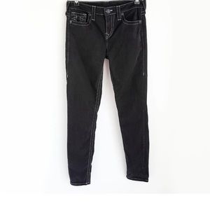 True Religion Super Skinny Grey Anvil Jeans